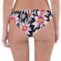 Charming and Celestial Watercolor Flowers Reversible Hipster Bikini Bottoms View2