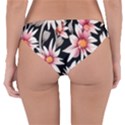 Charming and Celestial Watercolor Flowers Reversible Hipster Bikini Bottoms View4