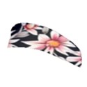 Charming and Celestial Watercolor Flowers Stretchable Headband View1