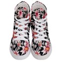 Charming and Celestial Watercolor Flowers Women s Hi-Top Skate Sneakers View1