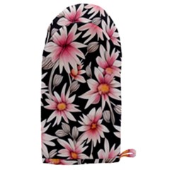 Charming And Celestial Watercolor Flowers Microwave Oven Glove