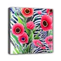 Cherished Blooms – Watercolor Flowers Botanical Mini Canvas 6  x 6  (Stretched) View1