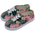 Darling and Dazzling Watercolor Flowers Kids  Classic Low Top Sneakers View2