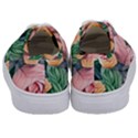 Darling and Dazzling Watercolor Flowers Kids  Classic Low Top Sneakers View4