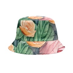 Darling And Dazzling Watercolor Flowers Bucket Hat by GardenOfOphir