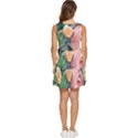 Darling and Dazzling Watercolor Flowers Tiered Sleeveless Mini Dress View4