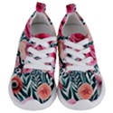 Cheerful Watercolors – Flowers Botanical Kids  Lightweight Sports Shoes View1