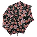 Classy Botanicals – Watercolor Flowers Botanical Hook Handle Umbrellas (Medium) View2