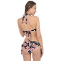 Classy Botanicals – Watercolor Flowers Botanical Tie It Up Bikini Set View2