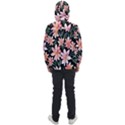 Classy Botanicals – Watercolor Flowers Botanical Men s Front Pocket Pullover Windbreaker View2