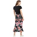 Classy Botanicals – Watercolor Flowers Botanical Maxi Fishtail Chiffon Skirt View2