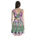 Cheerful Watercolor Flowers Split Back Mini Dress  View2