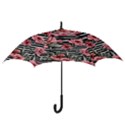 Country-Chic Watercolor Flowers Hook Handle Umbrellas (Large) View3