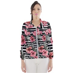 Country-chic Watercolor Flowers Women s Windbreaker by GardenOfOphir