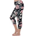 Choice watercolor flowers Capri Winter Leggings  View2