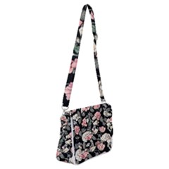 Choice Watercolor Flowers Shoulder Bag With Back Zipper by GardenOfOphir