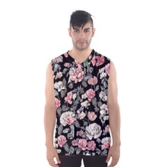 Choice Watercolor Flowers Men s Basketball Tank Top by GardenOfOphir