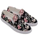 Choice watercolor flowers Men s Canvas Slip Ons View3