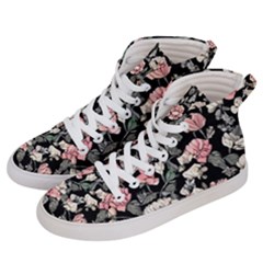 Choice Watercolor Flowers Men s Hi-top Skate Sneakers by GardenOfOphir