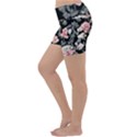 Choice watercolor flowers Lightweight Velour Yoga Shorts View2