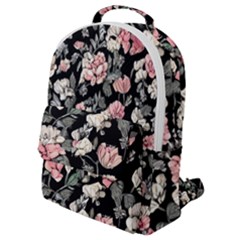 Choice Watercolor Flowers Flap Pocket Backpack (small) by GardenOfOphir