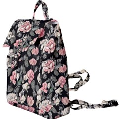 Choice Watercolor Flowers Buckle Everyday Backpack by GardenOfOphir