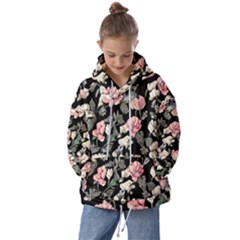 Choice Watercolor Flowers Kids  Oversized Hoodie by GardenOfOphir