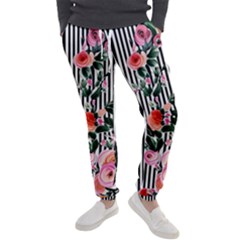 Classic Watercolor Flowers Men s Jogger Sweatpants by GardenOfOphir