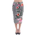 Classic watercolor flowers Midi Pencil Skirt View1