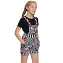 Classic watercolor flowers Kids  Short Overalls View3