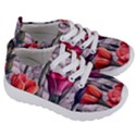 Color-infused watercolor flowers Kids  Lightweight Sports Shoes View3