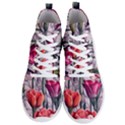 Color-infused watercolor flowers Men s Lightweight High Top Sneakers View1