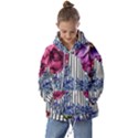 Dazzling Watercolor Flowers Kids  Oversized Hoodie View1