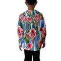 Chic watercolor flowers Kids  Hooded Windbreaker View2