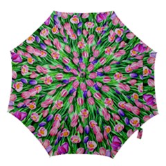 Combined Watercolor Flowers Hook Handle Umbrellas (medium) by GardenOfOphir