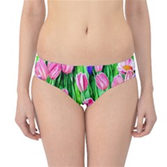 Combined Watercolor Flowers Hipster Bikini Bottoms by GardenOfOphir