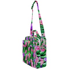 Combined Watercolor Flowers Crossbody Day Bag by GardenOfOphir