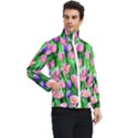 Combined watercolor flowers Men s Bomber Jacket View2