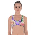 Classy watercolor flowers Got No Strings Sports Bra View1