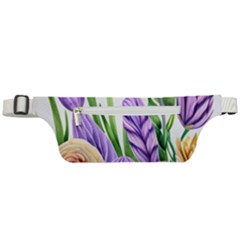 Classy Watercolor Flowers Active Waist Bag by GardenOfOphir