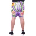 Classy watercolor flowers Men s Pocket Shorts View2