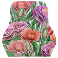 Captivating Watercolor Flowers Car Seat Back Cushion  by GardenOfOphir