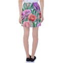 Captivating Watercolor Flowers Tennis Skirt View2