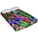 Exquisite watercolor flowers Fitted Sheet (California King Size) View2