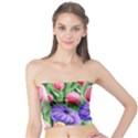 Exquisite watercolor flowers Tube Top View1