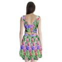 Exquisite watercolor flowers Split Back Mini Dress  View2