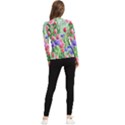 Exquisite watercolor flowers Women s Long Sleeve Rash Guard View2