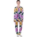 Cherished Watercolor Flowers Casual Jacket and Pants Set View1