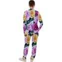 Cherished Watercolor Flowers Casual Jacket and Pants Set View2