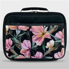 Charming Watercolor Flowers Lunch Bag by GardenOfOphir